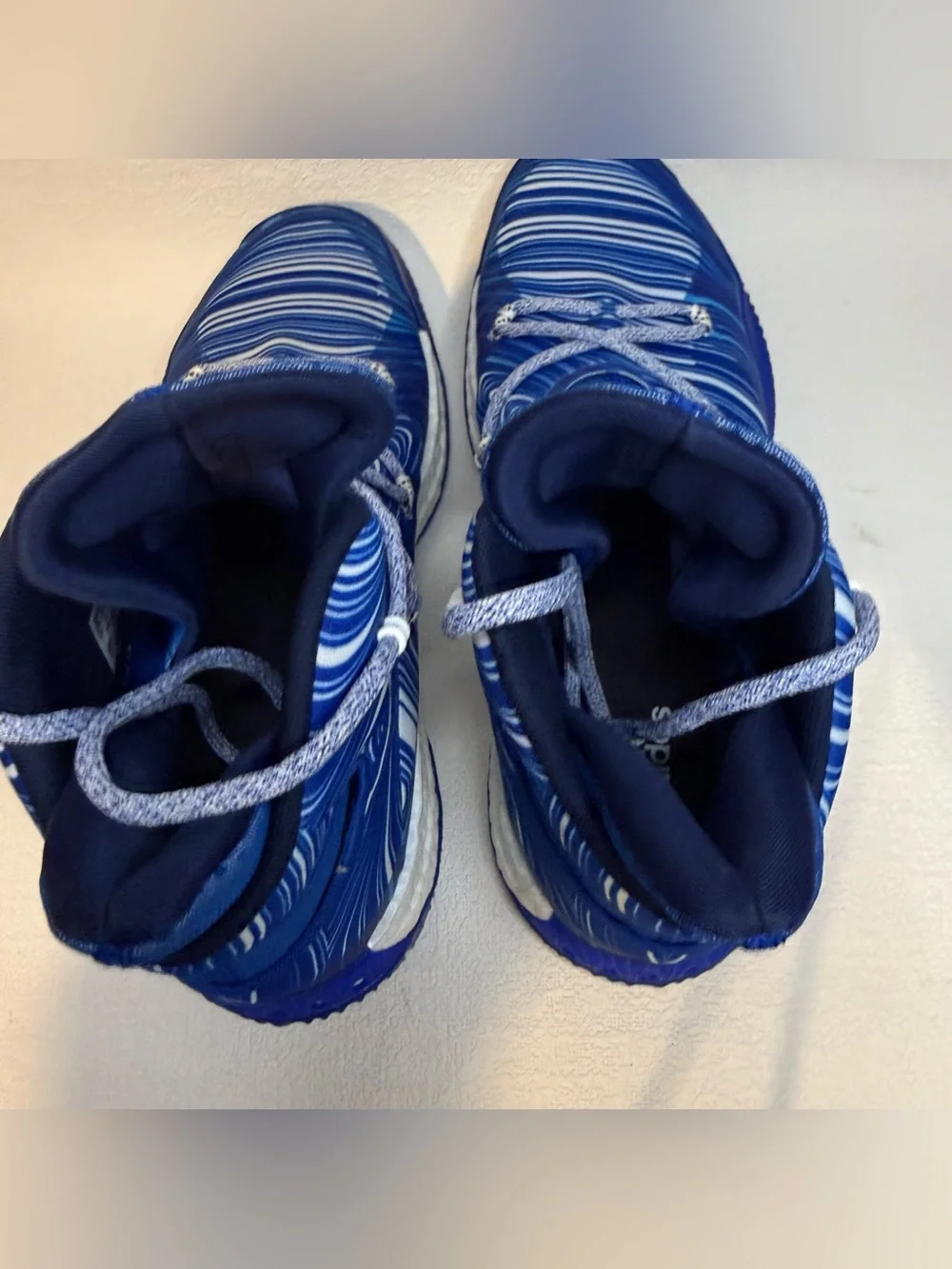 Adidas Crazy Explosive Boost Men’s 12.5 Blue Basketball Shoes B42419 NWOB